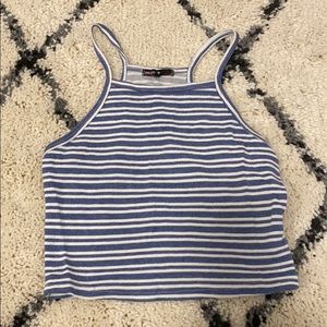 Striped crop top